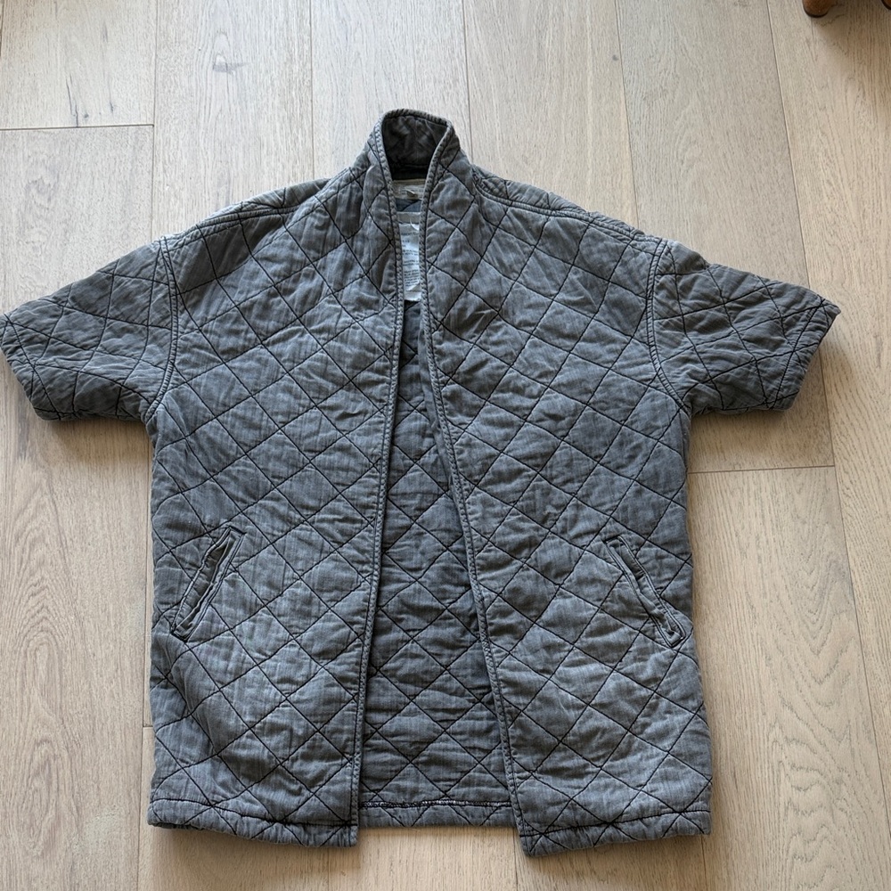 Current/Elliott Charcoal Quilted women’s jacket